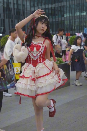 (BC-SSS-141)双马尾公主裙美女..油亮肉丝骚窄内..最想摸的一次